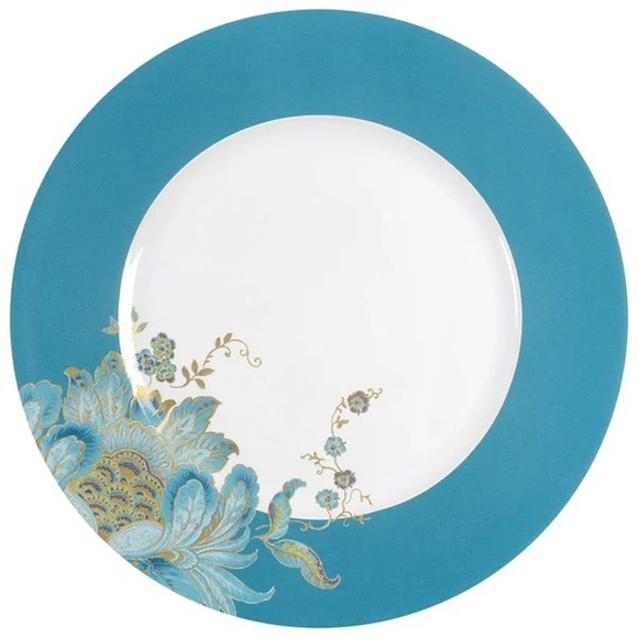 222 Fifth Dining 222 Fifth Eliza Teal Dinner Plates Set Of 6 Poshmark